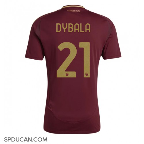 Muški Nogometni Dres AS Roma Paulo Dybala #21 Domaci 2024-25 Kratak Rukav